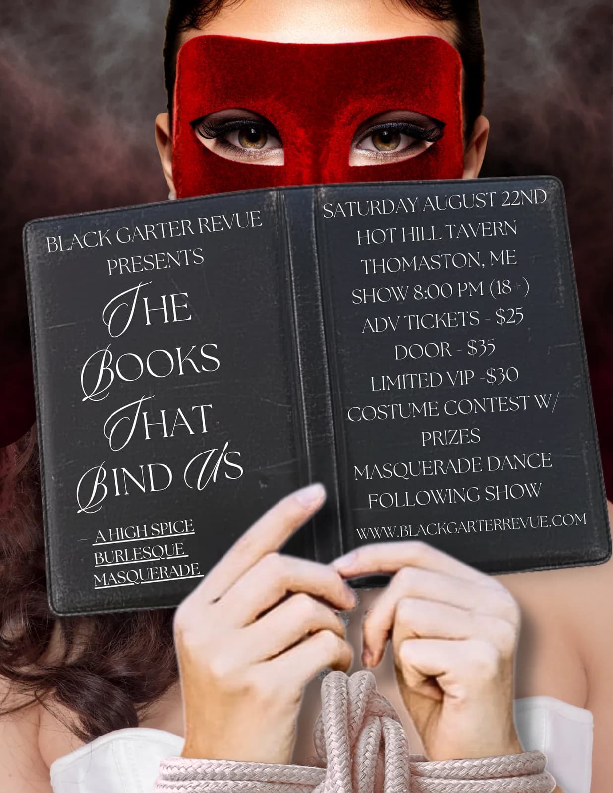 The Books That Bind Us - A High Spice Burlesque Masquerade