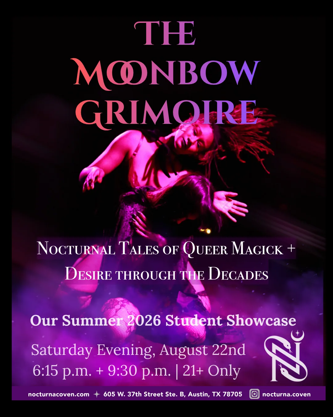 The Moonbow Grimoire: Nocturnal Tales of Queer Magick + Desire through the Decades