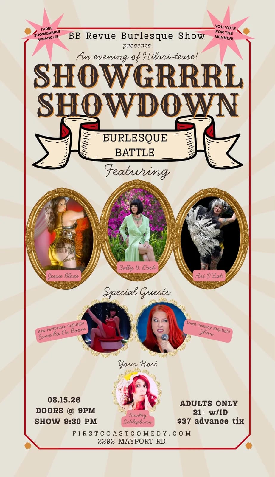 Showgrrrl Showdown: An Evening of Hilari-tease!