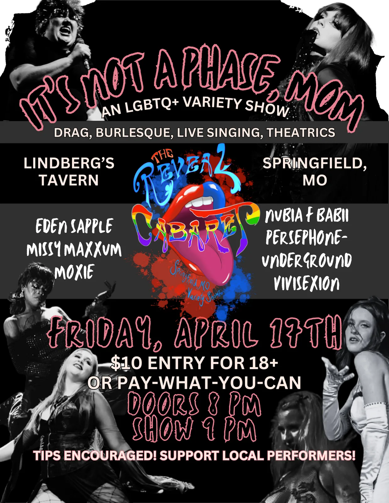 The Reveal Cabaret: IT’S NOT A PHASE, MOM
