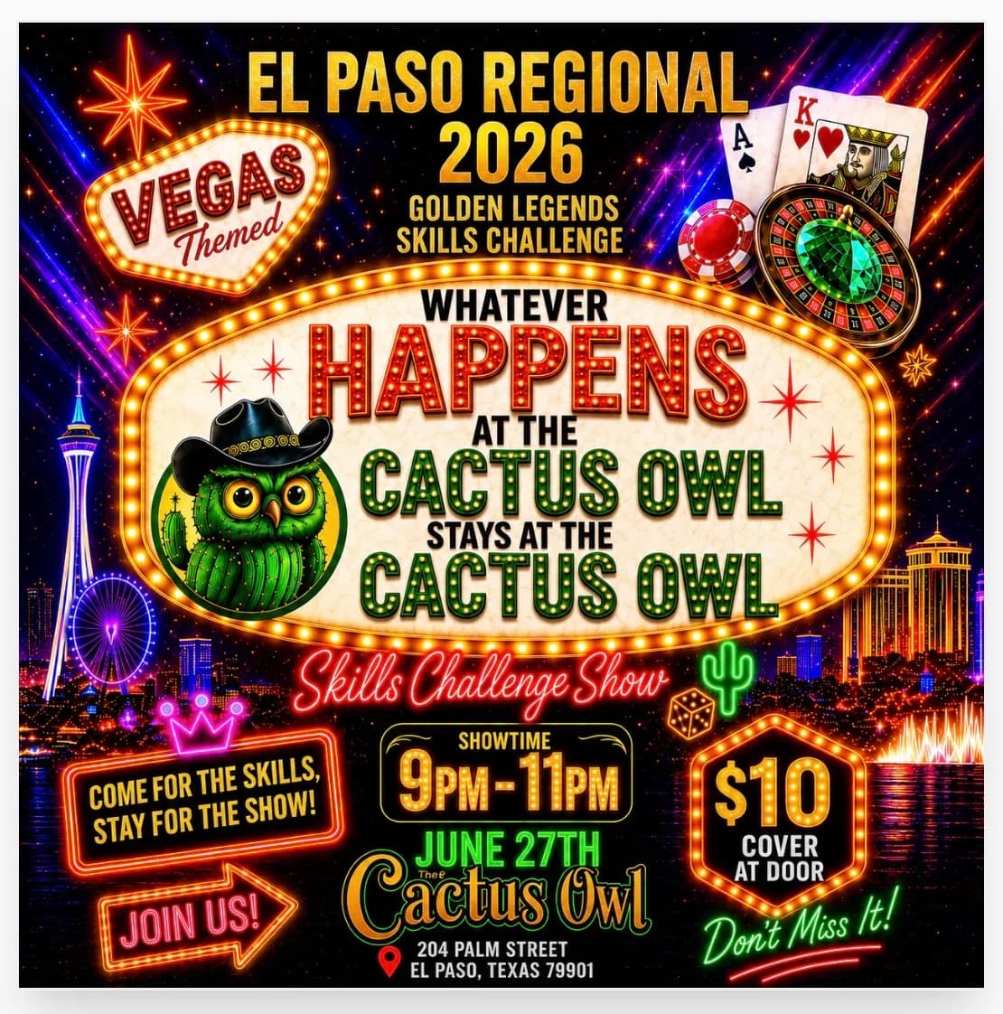 El Paso Regional 2026 Golden Legends Skills Challenge