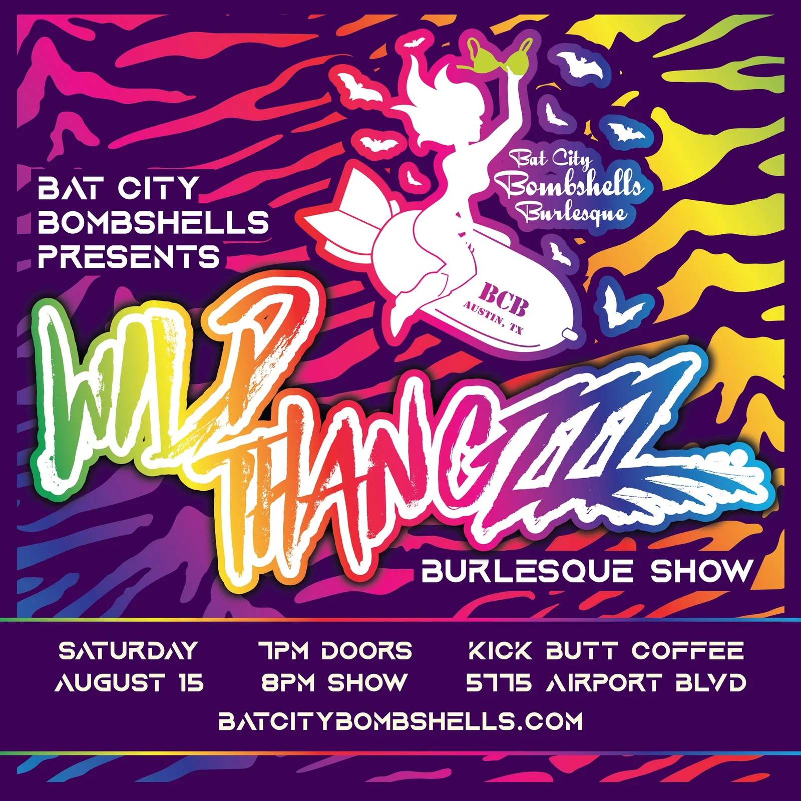 Bat City Bomshells presents Wild Thangzzz Burlesque Show