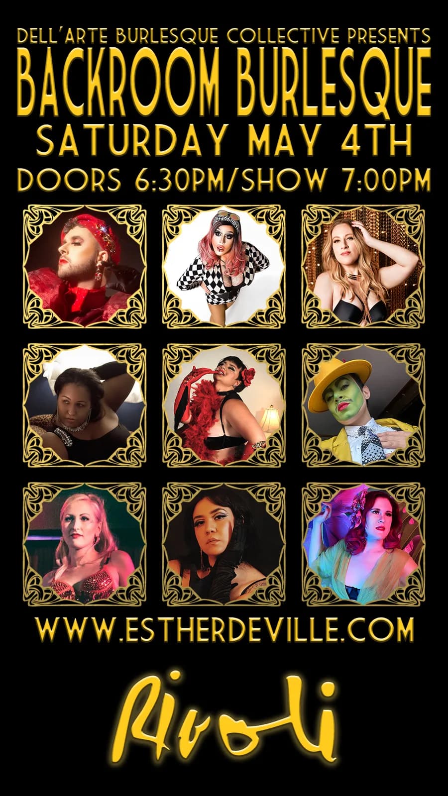 Backroom Burlesque - May 4th