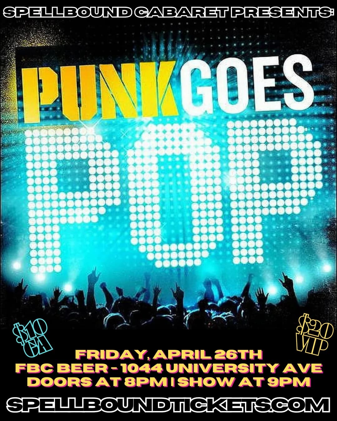 Spellbound Cabaret Presents: Punk Goes Pop