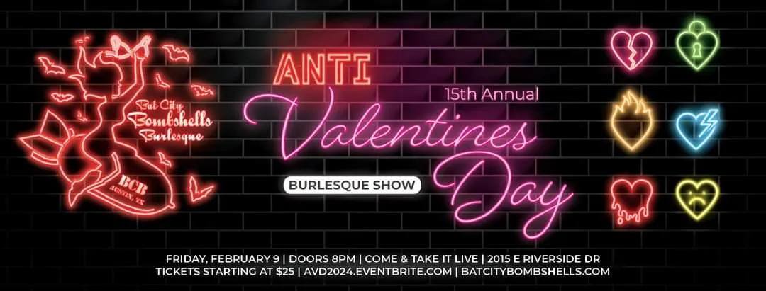 Bat City Bombshells 15th Annual Valentine's Day