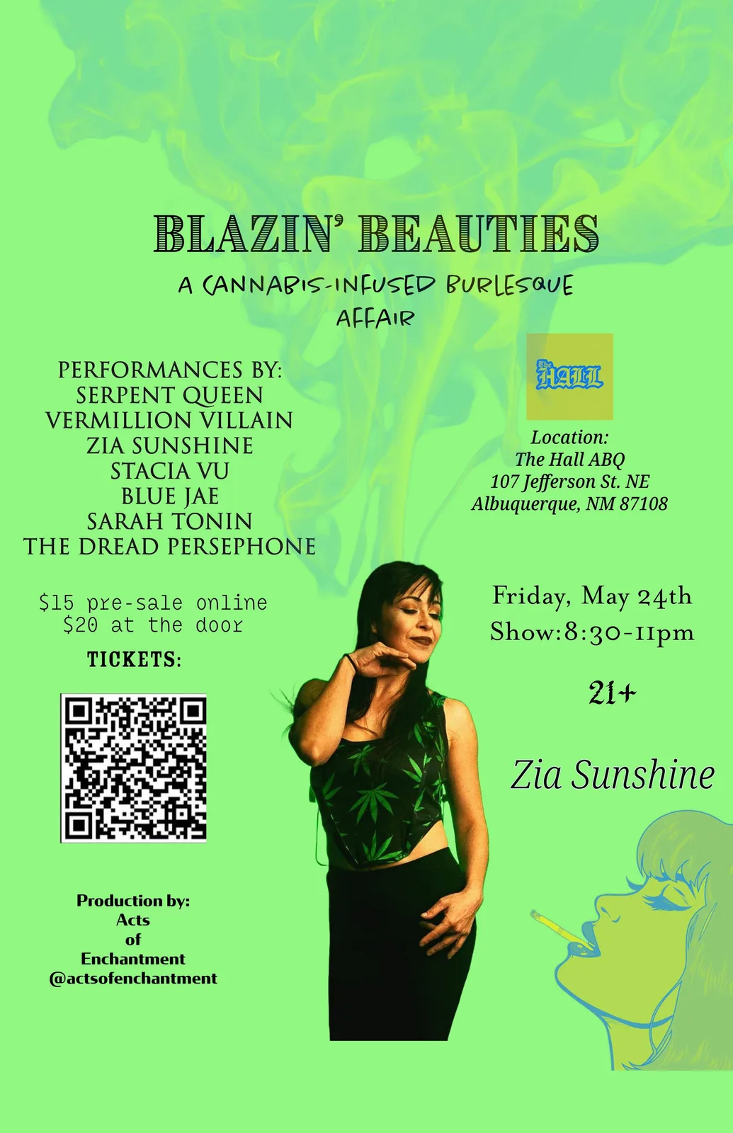 Blazin Beauties: A Cannabi$-Infused Burlesque Affair