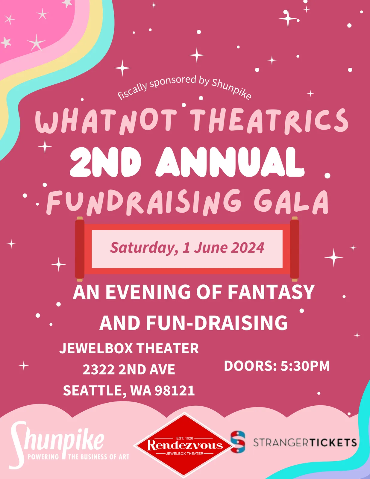 WhatNot Theatrics 2nd Annual Fundraising Gala